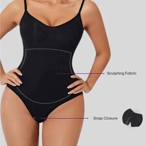 NWT Medium black heyshape snatched shapewear bodysuit
